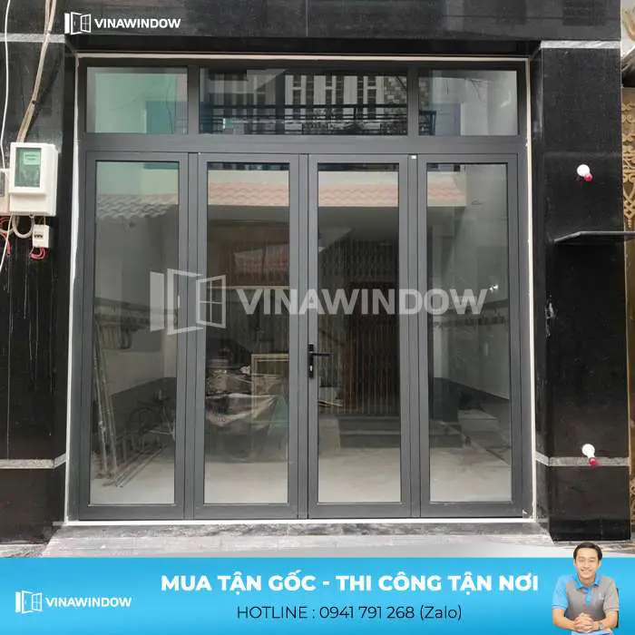 cửa đi mở quay xingfa 4 cánh 55