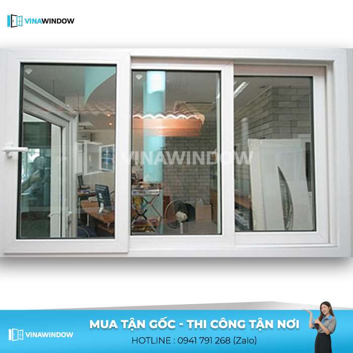 cửa sổ mở lùa xingfa 3 cánh 3 ray