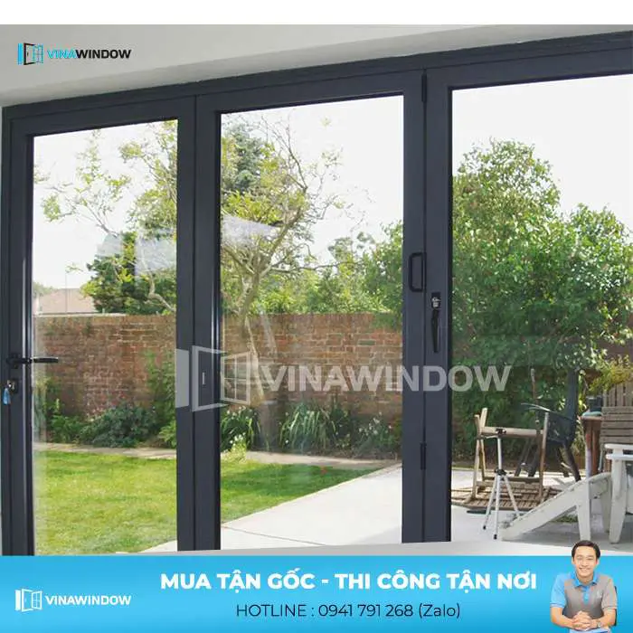 cửa xingfa 3 cánh mở quay