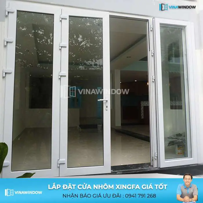 lắp đặt cửa nhôm xingfa tại vinawindow